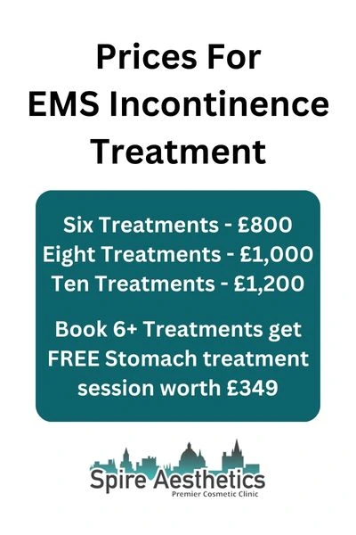 EMS Incontinence Treatment Prices Swanage